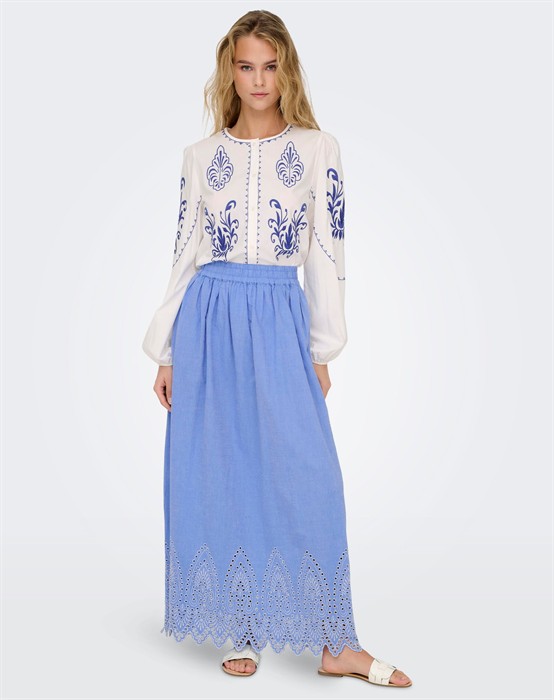 Tulum Embroidery Maxi Nederdel